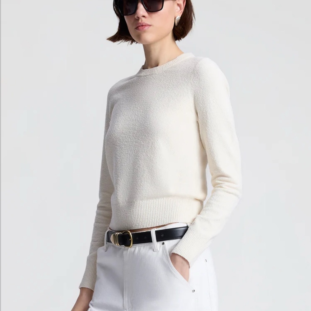 NWOT ALC Bradley Boucle Sweater Ivory S
